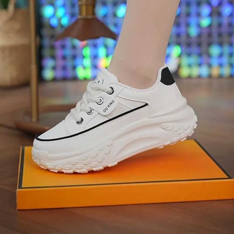 Women's Casual Sneaker Shoes White