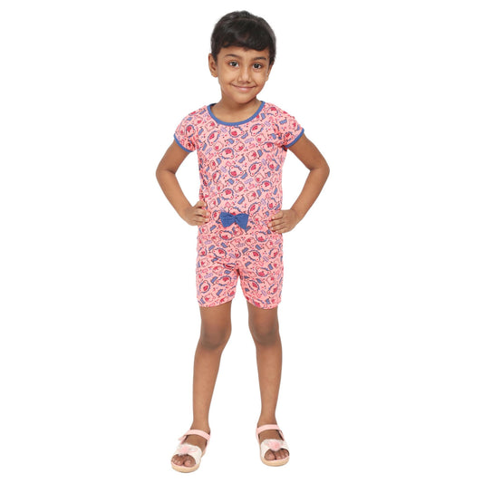 Kids Printed Jumpsuit